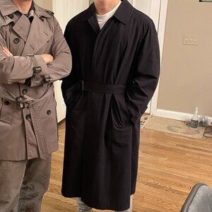 Burberry Prorsum Black Men’s Trenchcoat Size Small